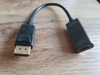 Display Port  HDMI Adapter 4k UHD 25cm lang, Farbe schwarz Berlin - Tempelhof Vorschau