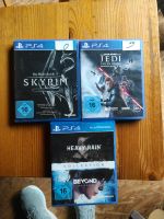 PS4 Spiele Skyrim, Jedi und Heaven Rain Kreis Pinneberg - Elmshorn Vorschau