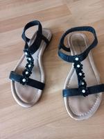 Sandale schwarz von Claudia Ghizzani, Gr. 39, schwarz Hessen - Wartenberg Vorschau