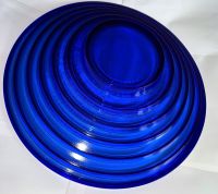 Deko Design-Glasschale Servierplatte | blau | rund  | 35 cm | 1A Schleswig-Holstein - Eckernförde Vorschau