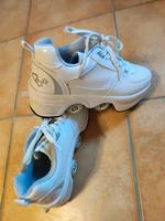 Rollschuhe High-Top Sneaker mit Rollen weiß  Gr. 39 Niedersachsen - Elze Vorschau