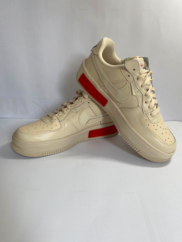 Nike Air Force 1 React Fontanka crem gr.39 Damen Neu Leder Schuhe in Bochum