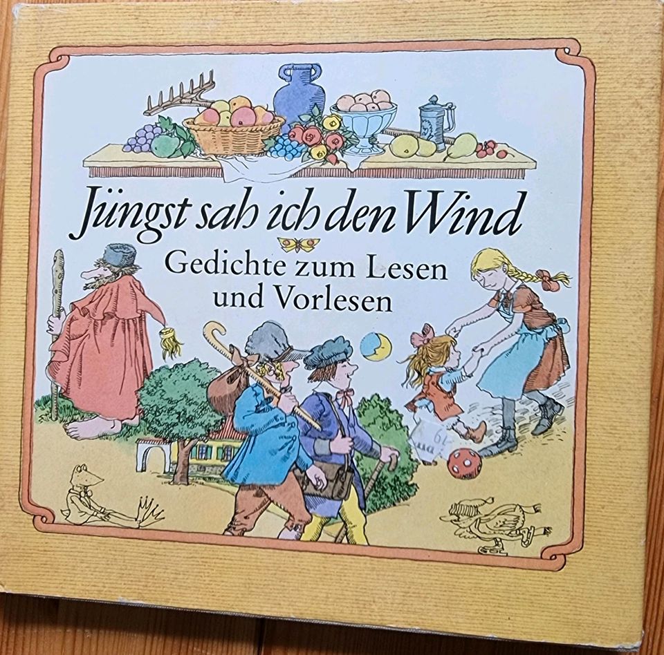 DDR Kinderbuch: "Jüngst sah ich den Wind" von 1984 in Gera