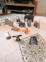 Schleich Tiere Elefant, Tiger, Waschbär, Schimpanse Sachsen - Großschirma Vorschau