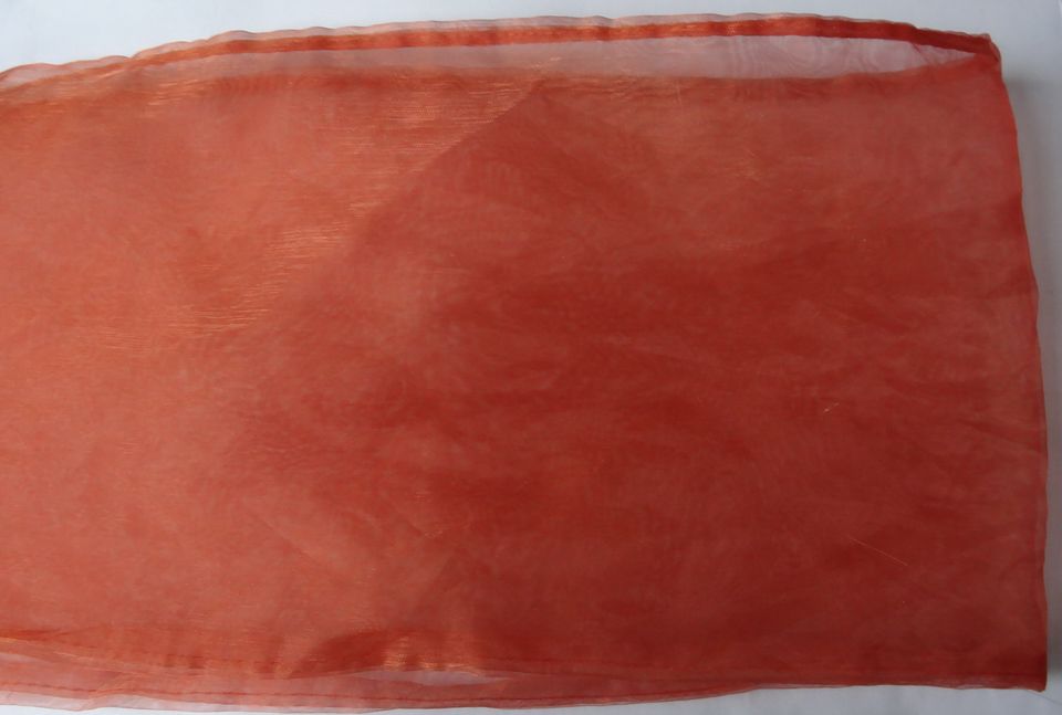 TWL Tischdecke Läufer Schal dopplet Orange Polyester 130x15 einwa in Urbar