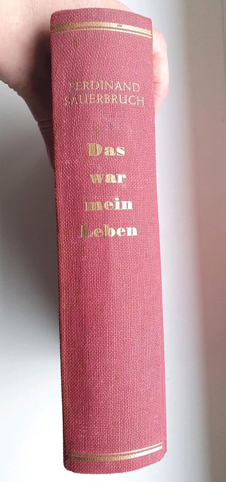 Ferdinand Sauerbruch *Das war mein Leben* Buch 1951 incl. Versand in Itzehoe