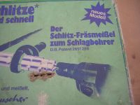 Stemmvorsatz für Bohrmaschine , Schlitz Fräßmeißel , Niedersachsen - Sassenburg Vorschau