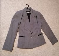 blazer Jacke 40 grau/schwarz Brandenburg - Rauen Vorschau