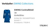 Swing Cocktailkleid blau Niedersachsen - Seesen Vorschau