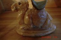 Deko-Figur - sitzendes Kamel mit Sattel - braun - Marmor Hannover - Vahrenwald-List Vorschau