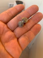 Silber echte kleine Diamanten Ohrring Bayern - Baiersdorf Vorschau