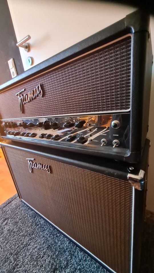 FRAMUS DRAGON Röhren-Gitarren-Topteil inkl. 2x12 Box & Footswitch in Erfurt