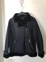 Reserved Damen Jacke Kunstleder Bikerjacke Lederjacke schwarz 40 Bayern - Burgau Vorschau