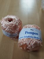 2 x 50g Junghans-Wolle apricose Garn Pompon Viskose Dresden - Blasewitz Vorschau