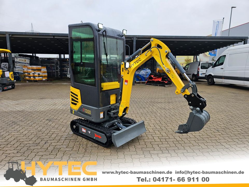 HYTEC F1300 PRO mit Kabine Minibagger Bagger Radlader Hoflader in Winsen (Luhe)