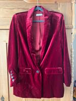 Mango roter Samtblazer M Düsseldorf - Pempelfort Vorschau