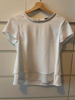 comma Bluse Weiß Pailetten elegant neuwertig München - Berg-am-Laim Vorschau
