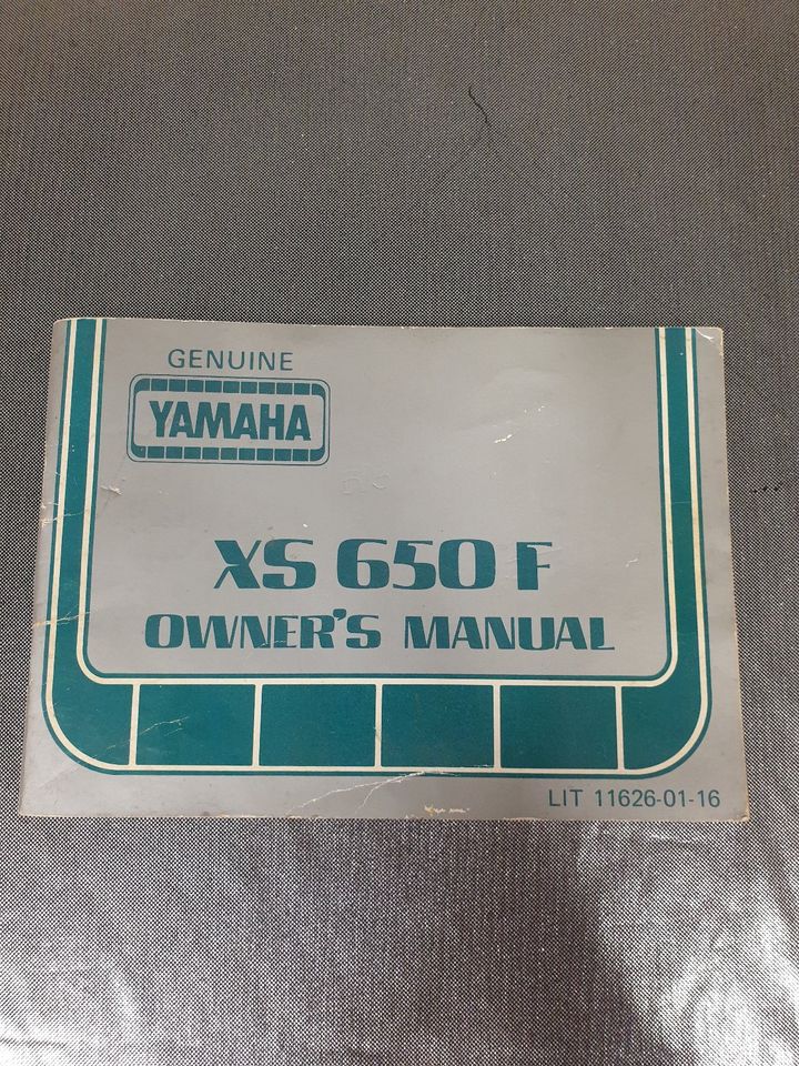 Fahrerhandbuch Yamaha XS650F in Flensburg