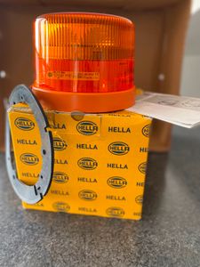 Hella KL 7000F Drehspiegel Rundumleuchte orange 12v in