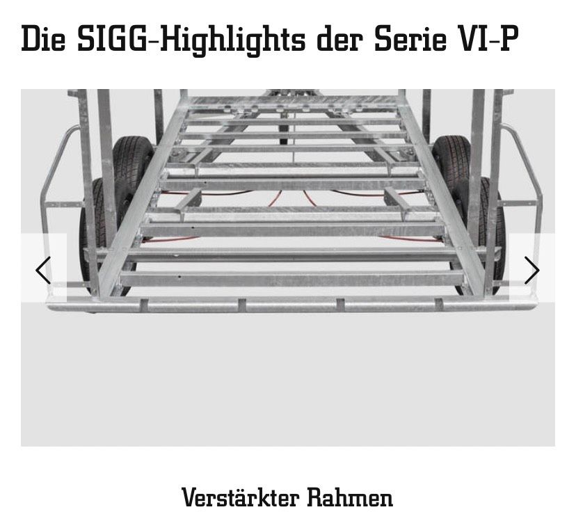 SIGG VI-P Pferdeanhänger Autoanhänger Pferd 2 - 2,7t in Hohenwart