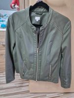 NEU UNGETRAGEN Via Milano Kunst Leder Jacke Gr.  42 khaki Strech Nordrhein-Westfalen - Kerpen Vorschau