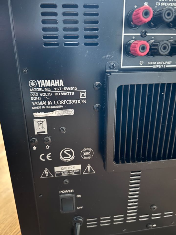 Yamaha YST-SW 515 - Aktiv Subwoofer in Berg