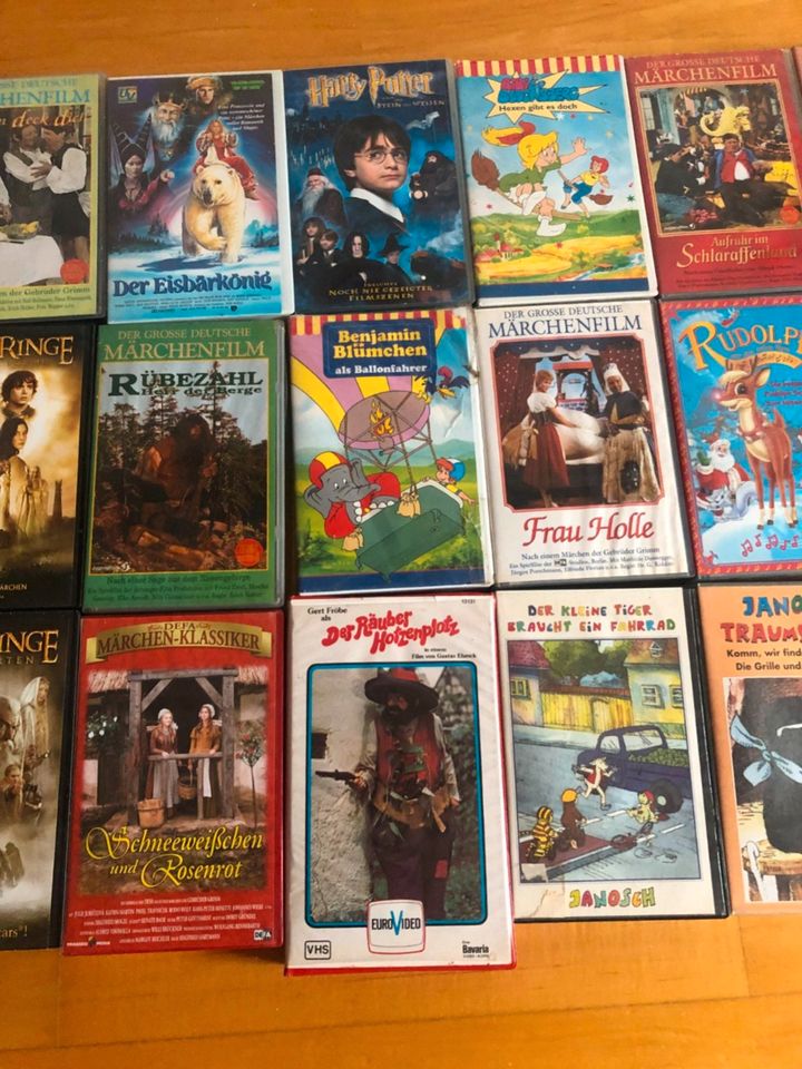 Diverse VHS Kinderfilme Disney Filme, Märchen Mr.Bean Titanic in Wittislingen