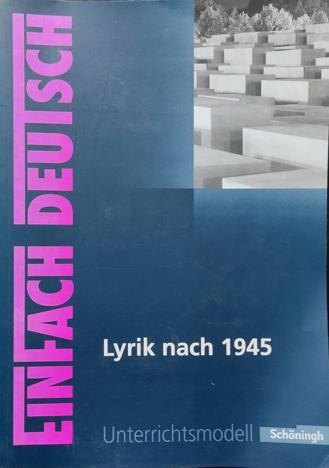 Lyrik nach 1945, Einfach Deutsch Schöningh, in Ostbevern