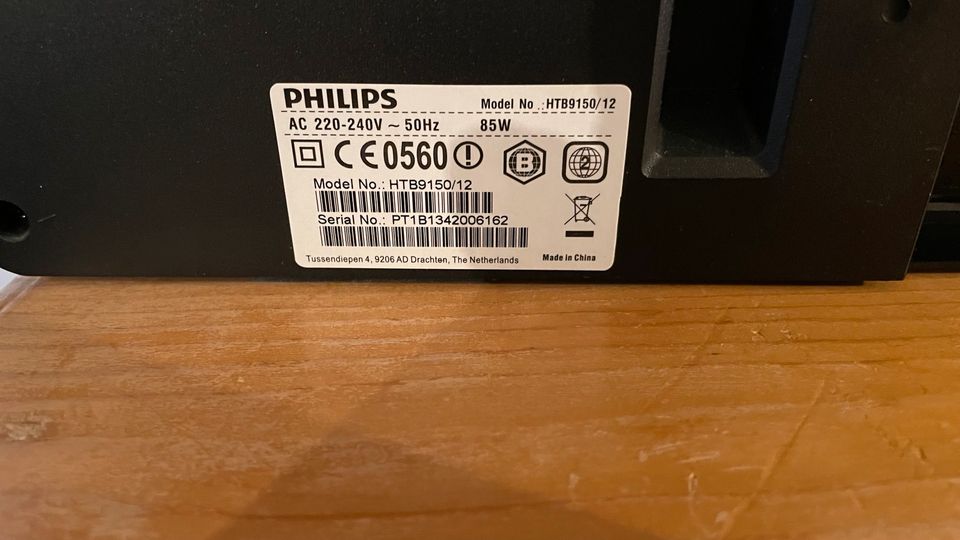 Philips Subwoofer Soundbar Fidelio HTB 9150/12, Blu-Ray 3D in Schwalbach
