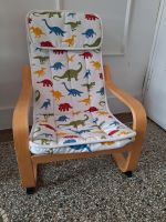 Poäng Sessel mit Dino-Stoff für Kinder von IKEA Nordrhein-Westfalen - Kempen Vorschau