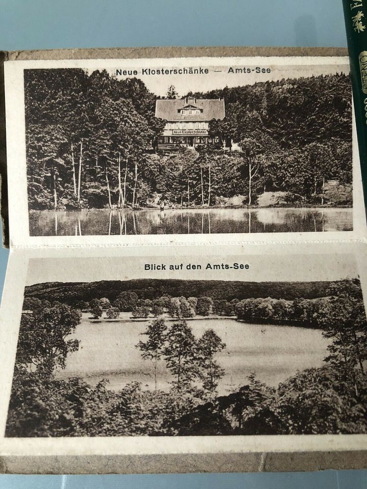 Altes Postkartenbüchlein Kleinformat "Kloster Chorin  " in Berlin