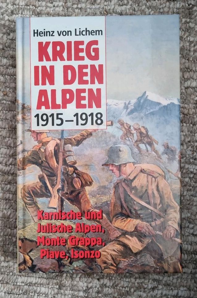 3 Bücher" Krieg in den Alpen 1915 - 1918 in Halle