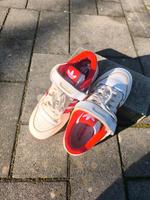 Adidas Forum Low rot beige , Gr. 40 Nordrhein-Westfalen - Inden Vorschau