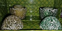 2 Mosaik Eier - mit flammlose Kerzen - in gelb & grün ️️ Dresden - Cotta Vorschau