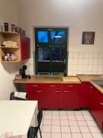 L Küche in rot mit E-Geräte Sachsen-Anhalt - Halle Vorschau