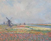 Monet - Tulpenfelder bei Den Haag - gerahmter Druck Mülheim - Köln Holweide Vorschau