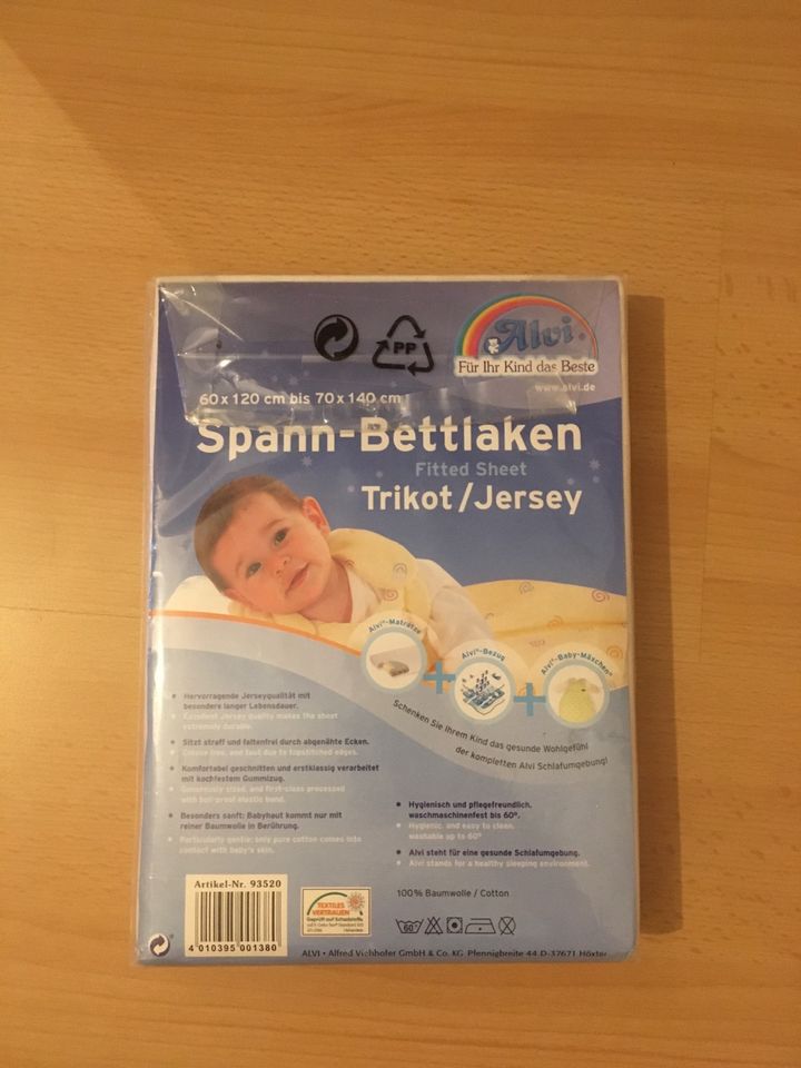 Neues Alvi Spann-Bettlaken Jersey in Rüsselsheim