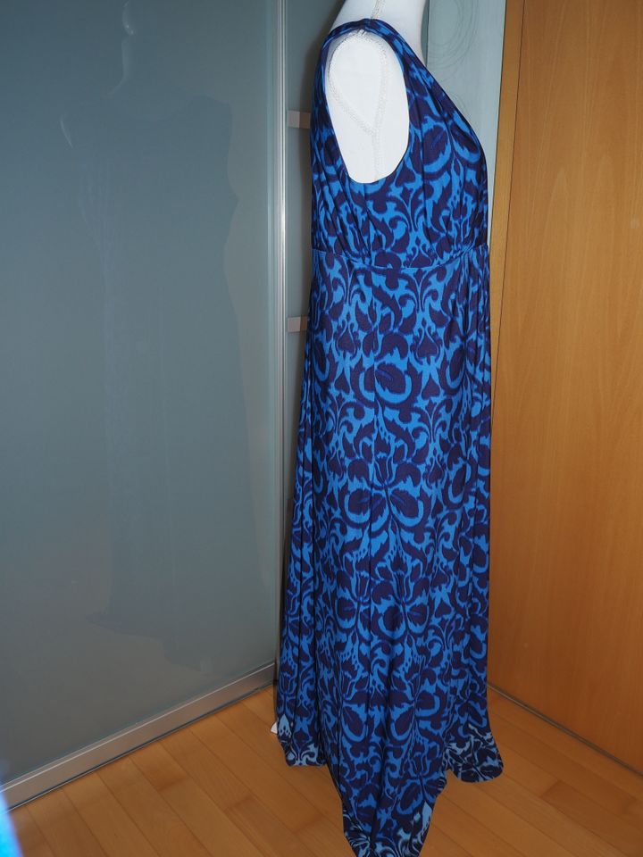 EAST Maxikleid, blau gemustert, Gr. 44, nur 2 x getragen in Oberhausen