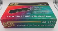 EXSYS EX-1178 USB 2.0 7-Port Metall Hub mit Netzteil 5V/4A Brandenburg - Falkensee Vorschau