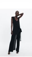 Zara Strick Overall Jumpsuit  Feinstrick binde rock L Mitte - Wedding Vorschau