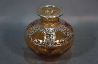 Vintage Kristallglas Vase mit Silber Overlay Düsseldorf - Eller Vorschau