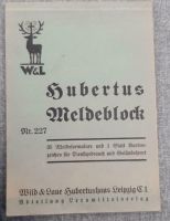 Hubertus Meldeblock Nr. 227 WW II Bayern - Augsburg Vorschau