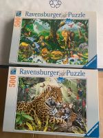 2 Ravensburger Puzzle Tiere 500 Teile - mit Fehlteilen Baden-Württemberg - Leingarten Vorschau