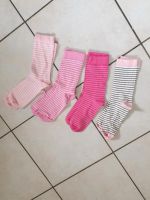 Socken, neu, ca. 39, geringelt rosa grau, 4 Paar Bayern - Oberdachstetten Vorschau