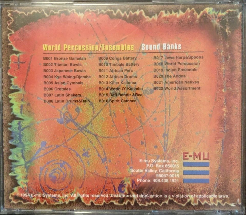 E-mu Classic Series Vol. 6: World Percussion/Ensembles CD-ROM in Frankfurt am Main
