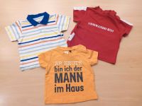 3er Set T-Shirts Gr.62/68 Sprüche Niedersachsen - Barsinghausen Vorschau