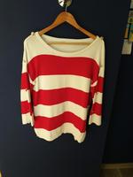Pullover für Damen ¾ weiß/rot, Größe 46, OR Collection Baden-Württemberg - Pforzheim Vorschau