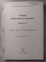 Beschreibung Bedienungsvorschrift elektrische Lokomotive E 40 Hessen - Rödermark Vorschau