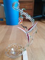 schön verzierte Glas Schale für Teelicht zum Aufhängen Handarbeit Bayern - Forchheim Vorschau