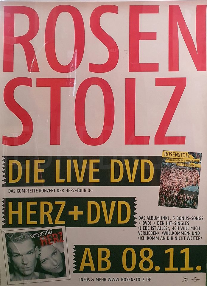 versch.Poster Rosenstolz u.a.Soubrette.Leben.Liebe.Anna Peter ppP in Berlin